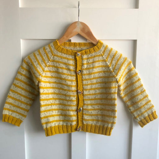 Stripes Cardigan Knitting Pattern (K3006)-Pattern-Wild and Woolly Yarns