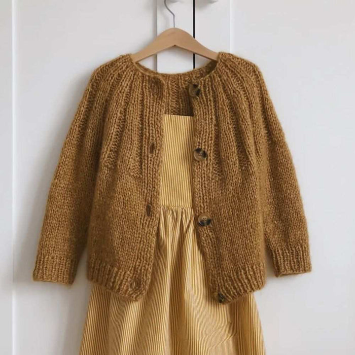 Sunday Cardigan Junior Knitting Pattern - PetiteKnit-Pattern-Wild and Woolly Yarns