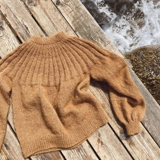 Sunday Sweater Mohair Edition Knitting Pattern - PetiteKnit-Pattern-Wild and Woolly Yarns