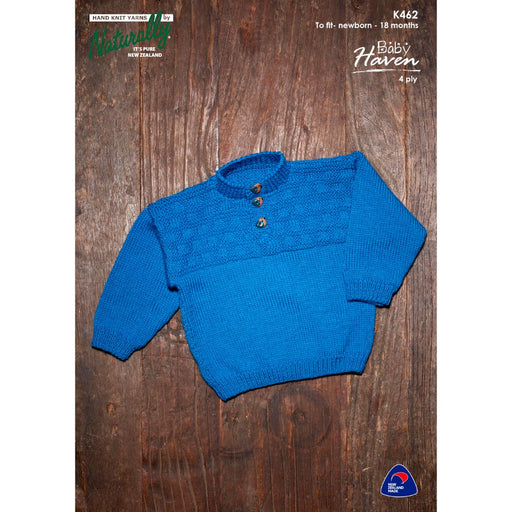 Sweater Knitting Pattern (K462)-Pattern-Wild and Woolly Yarns