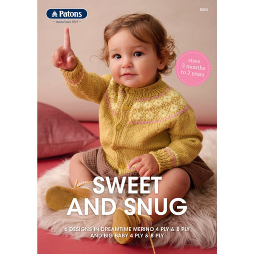 Sweet & Snug Pattern Book (8034)-Pattern-Wild and Woolly Yarns