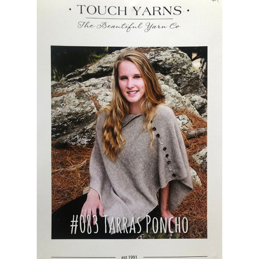 Tarras Poncho Knitting Pattern #083-Pattern-Wild and Woolly Yarns