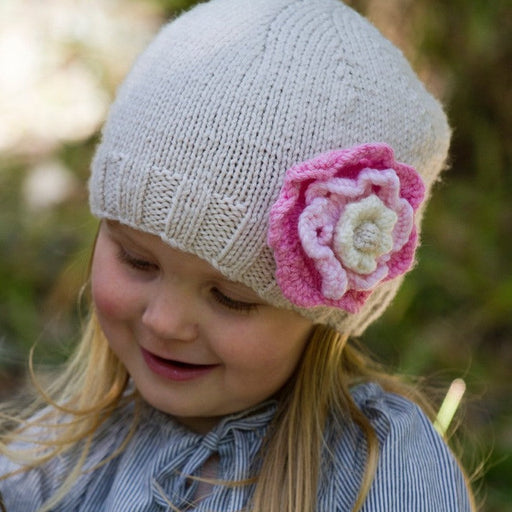 Tessa Hat Knitting Pattern - 8Ply (LC04)-Pattern-Wild and Woolly Yarns