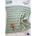 Textured baby pram blanket in New Zealand Merino yarn with knitting pattern N1758.