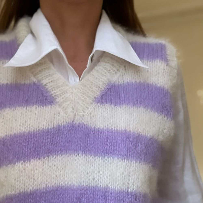 Thea Vest Knitting Pattern (155)-Pattern-Wild and Woolly Yarns