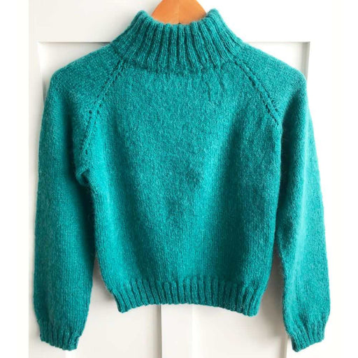 Top Down Polo Neck Easy Fit Jumper Knitting Pattern (N1719)-Pattern-Wild and Woolly Yarns