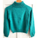 Top Down Polo Neck Easy Fit Jumper Knitting Pattern (N1719)-Pattern-Wild and Woolly Yarns