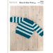 Top Down Simple Jumper with Stripes (K3018)-Pattern-Wild and Woolly Yarns