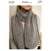 Two Colour Fisherman's Rib Scarf Kitting Pattern (N1704)-Pattern-Wild and Woolly Yarns