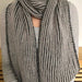 Two Colour Fisherman's Rib Scarf Kitting Pattern (N1704)-Pattern-Wild and Woolly Yarns