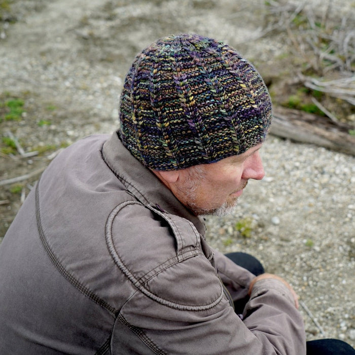 Tyler Beanie Knitting Pattern - 8Ply (HC31)-Pattern-Wild and Woolly Yarns