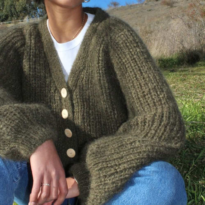 Vanessa Cardigan Knitting Pattern (163)-Pattern-Wild and Woolly Yarns