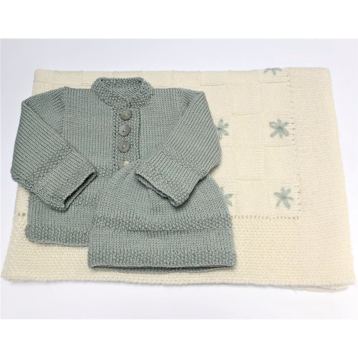 "Vintage' Baby Blanket Knitting Pattern-Pattern-Wild and Woolly Yarns