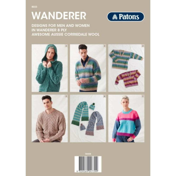 Wanderer Pattern Book (8033)-Pattern-Wild and Woolly Yarns