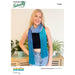 Waves Summer Scarf Knitting Pattern (N1681)-Pattern-Wild and Woolly Yarns