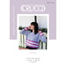 Women's cropped striped sweater knitting pattern (CRU1919) with Crucci Rhythm wool, easy skill level, sizes S-XL.