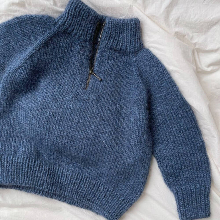 Zipper Sweater Junior Knitting Pattern - PetiteKnit-Pattern-Wild and Woolly Yarns