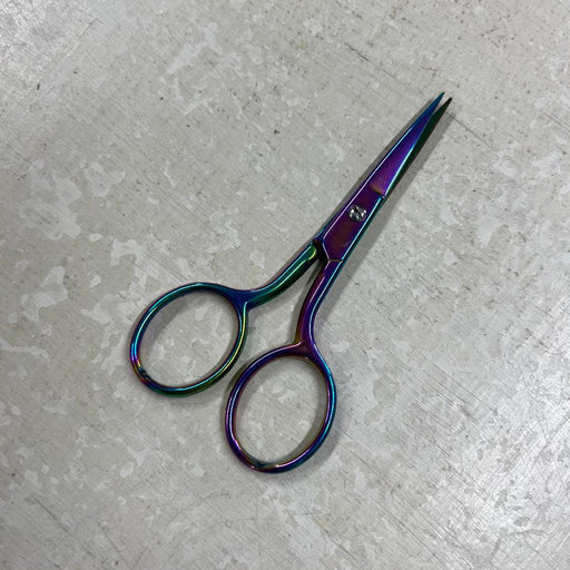 Rainbow Titanium Needlework Scissors-Scissors-Trendy Trims-Wild & Woolly Yarns