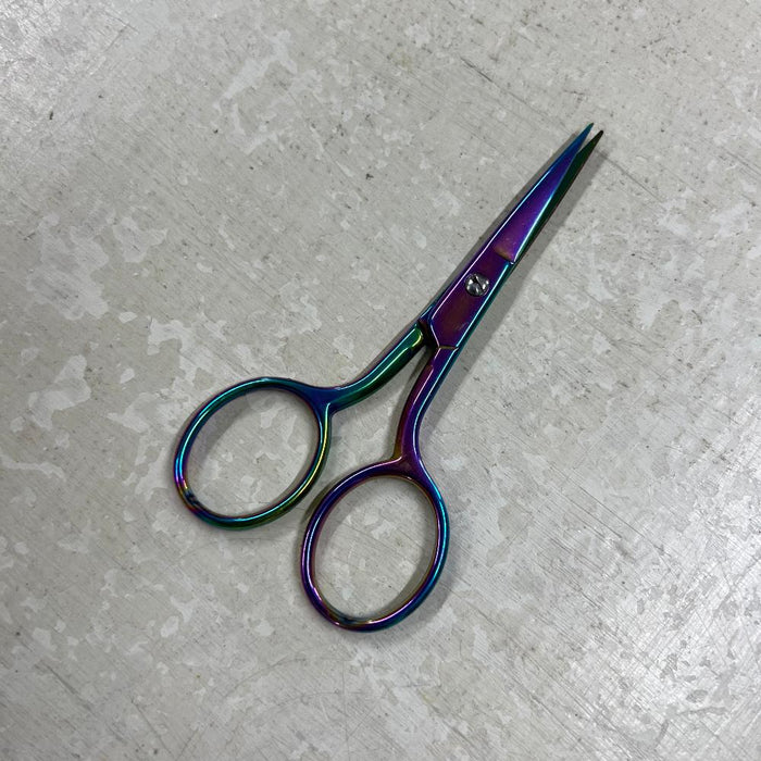 Rainbow Titanium Needlework Scissors-Scissors-Wild and Woolly Yarns
