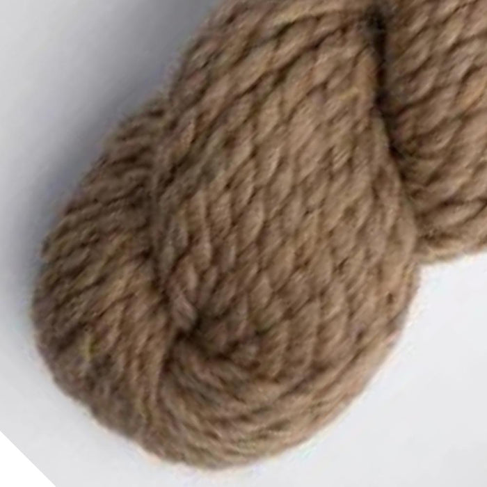 Amano Mamacha super chunky wool blend yarn in brown.
