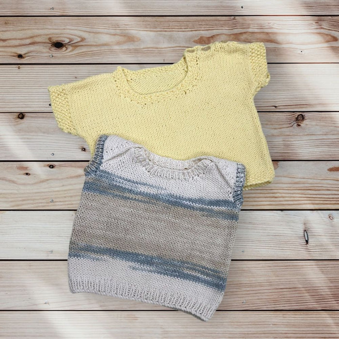 Baby Cotton Singlet Knit Kit-Yarn-Wild and Woolly Yarns