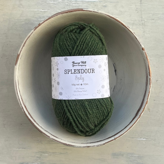 Burnt Hill Yarns Splendour 8ply / Double Knit-Yarn-Lisa F Design-Warm Sepia (05)-Wild & Woolly Yarns