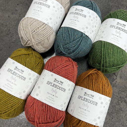 Burnt Hill Yarns Splendour 8ply / Double Knit-Yarn-Lisa F Design-Warm Sepia (05)-Wild & Woolly Yarns