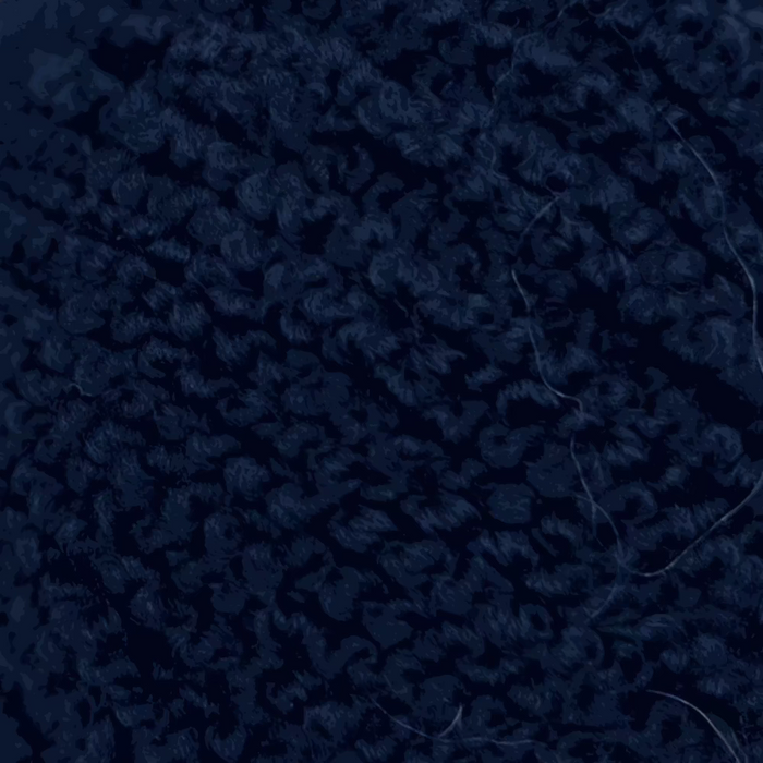 12ply Cloud Merino yarn in deep blue shade, textured wool for modern designs and toys, 100% fine merino.