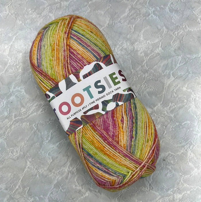 Countrywide Yarns Tootsies Sock Yarn - 4Ply-Yarn-Wild and Woolly Yarns