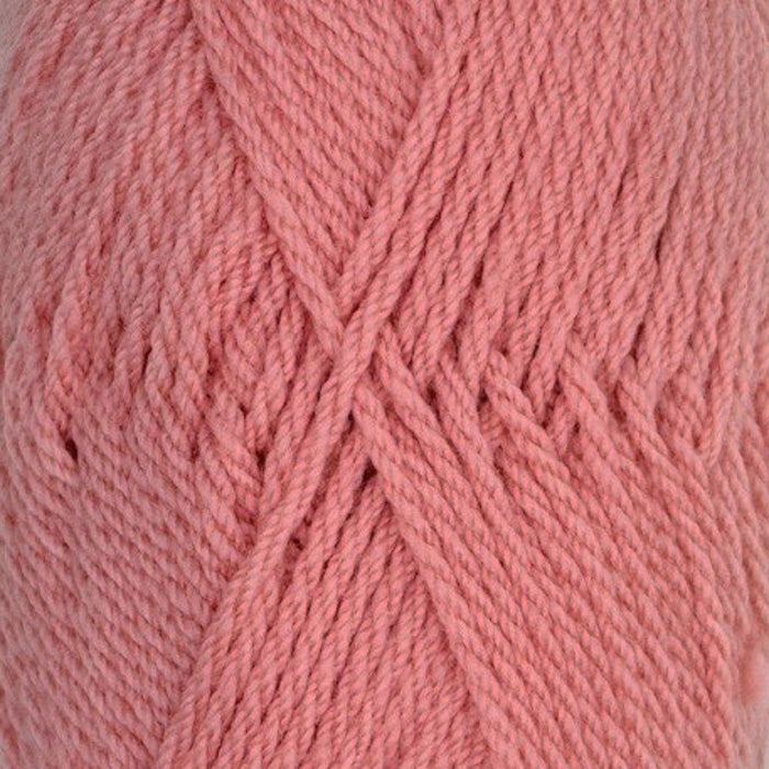 Rolled Edge Jumper Knit Kit-Needlecraft Kits-Wild & Woolly Yarns-Peach (22)-6-9Months / 1-2Yrs-Wild &amp; Woolly Yarns