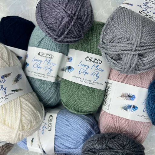 Crucci Luxury Crepe - 8ply-Yarn-Wild and Woolly Yarns