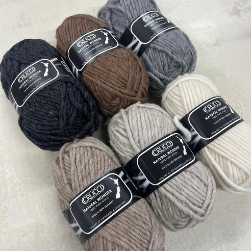 Crucci Natural Wonder Super Bulky-Yarn-Crucci-Cream (31)-Wild & Woolly Yarns
