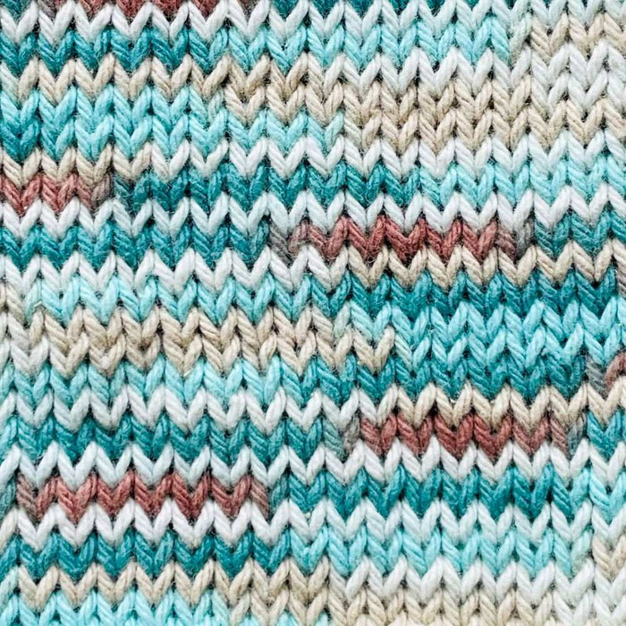 Crucci Pure Cotton Variegated - 8ply-Yarn-Crucci-Seashore (118)-Wild & Woolly Yarns