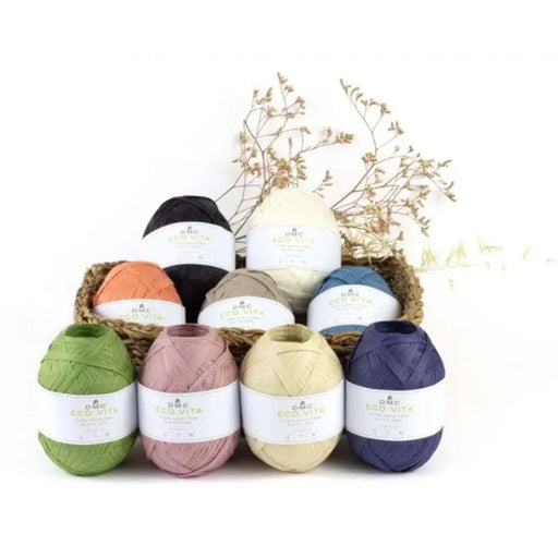 DMC Eco Vita 100% Wood Fibre Raffia-Yarn-Wild and Woolly Yarns