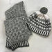 Fair Isle Beanie & Scarf Set Knit Kit-Yarn-Wentworth Distributors-Charcoal (606)-Wild & Woolly Yarns