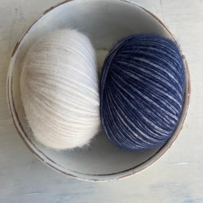 Fair Isle Beanie & Scarf Set Knit Kit-Yarn-Wentworth Distributors-Blue Jewel (614)-Wild & Woolly Yarns