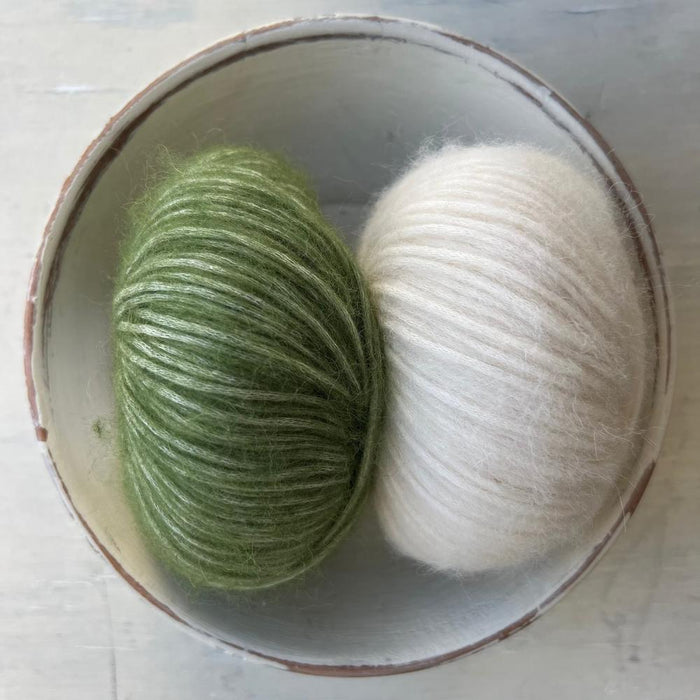 Fair Isle Beanie & Scarf Set Knit Kit-Yarn-Wentworth Distributors-Glade Green (611)-Wild & Woolly Yarns