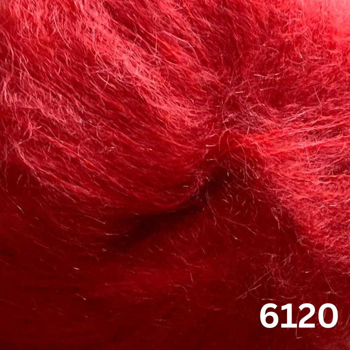HOPE - African Expressions 2Ply Mohair-Yarn-African Expressions-Carmine (6120)-Wild & Woolly Yarns