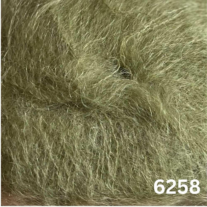 HOPE - African Expressions 2Ply Mohair-Yarn-African Expressions-Oregano (6258)-Wild & Woolly Yarns