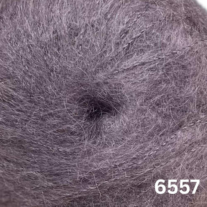 HOPE - African Expressions 2Ply Mohair-Yarn-African Expressions-Purple Trinket (6557)-Wild & Woolly Yarns