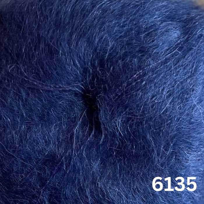 HOPE - African Expressions 2Ply Mohair-Yarn-African Expressions-Sodalite Blue (6135)-Wild & Woolly Yarns