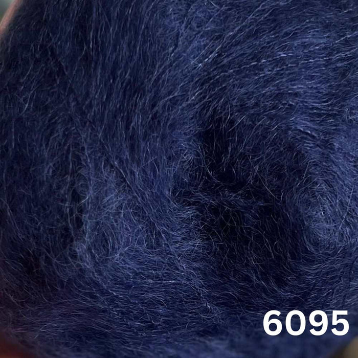 HOPE - African Expressions 2Ply Mohair-Yarn-African Expressions-True Navy (6095)-Wild & Woolly Yarns