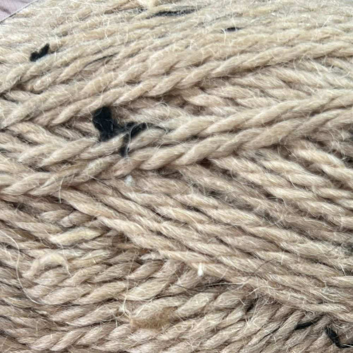 Inca Spun Alpaca Donegal Tweed - 10Ply (Worsted)-Yarn-Alpaca Yarns-Cream (100)-Wild & Woolly Yarns