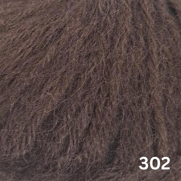 Indiecita Baby Brushed Alpaca - 14ply-Yarn-Alpaca Yarns-Chocolate Brown (302)-Wild & Woolly Yarns