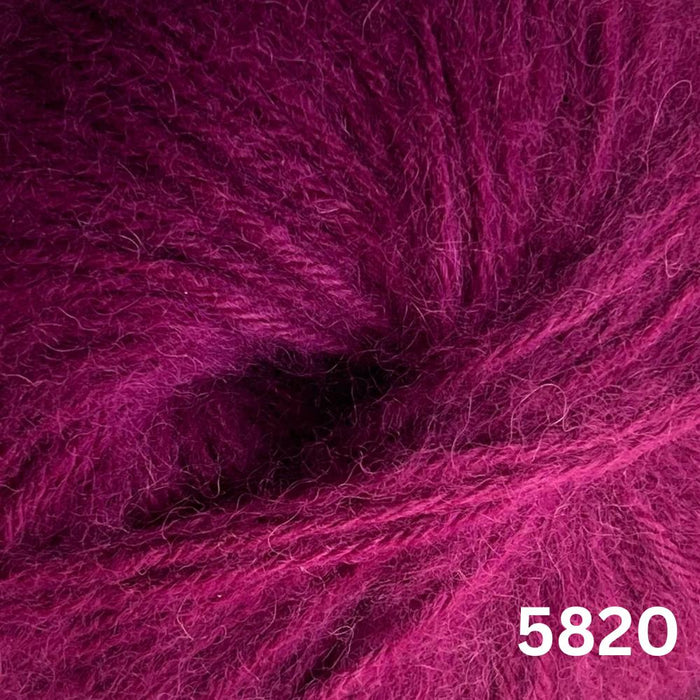 Indiecita Baby Brushed Alpaca - 14ply-Yarn-Alpaca Yarns-Dark Cherry (5820)-Wild & Woolly Yarns