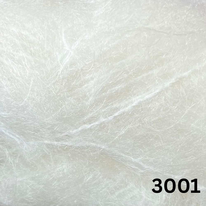 LOVE - African Expressions 12Ply Mohair-Yarn-African Expressions-Snow Drift (3001)-Wild & Woolly Yarns