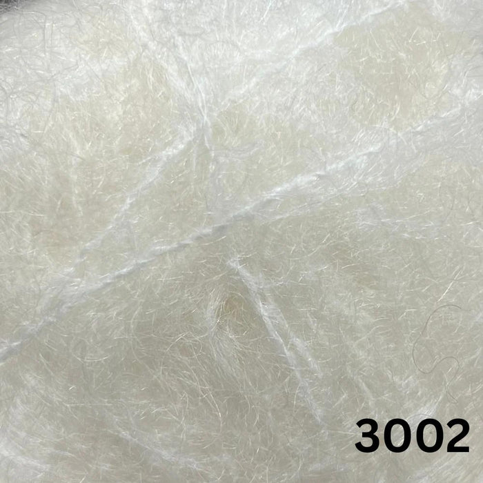 LOVE - African Expressions 12Ply Mohair-Yarn-African Expressions-Snow Drift (3001)-Wild & Woolly Yarns
