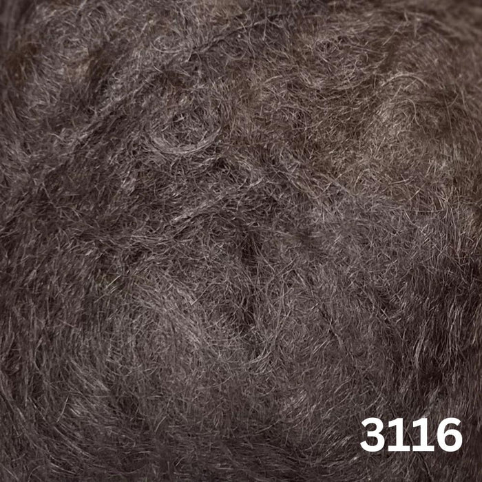 LOVE - African Expressions 12Ply Mohair-Yarn-African Expressions-Snow Drift (3001)-Wild & Woolly Yarns