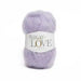 African Expressions LOVE 12Ply Mohair Yarn skein in lavender shade.