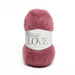 African Expressions LOVE 12Ply Mohair Yarn skein in pink.